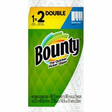 Paper Towels, Bounty, Select-A-Size, Double, 90/RL, 24RL/CT, WE