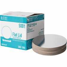 Lids, f/Foil Pans, Paper Top, Insulated Bottom, 9", 500/CT, WE/SR