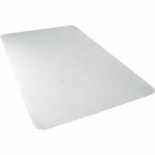 Chairmat, BioPlus,Carpet, Polycarbonate, EcoFriendly, EasyGlide, ToxicChemicalFree, 45"x53", Clear