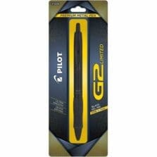 Pen, Gel, Retractable, Fine, 0.7mm, Matte Black/BK Ink