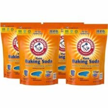 Baking Soda, Arm&Hammer, Resealable, 10.8 lb, 4 Bag/CT, WE