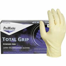 Gloves, Exam, Latex, 8mil, 9-2/5"L, XL, 100/BX, 10BX/CT, NL
