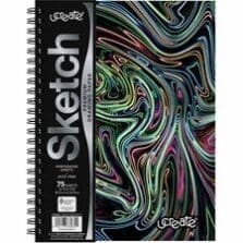 Sketchbook, Squiggles, 75 Pages, 120 gsm, 9"x6", Neon