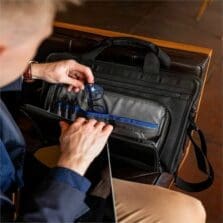 Briefcase, Professional,15.6" Laptops/Tablets, Polyester, BK