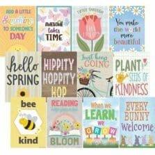 Posters, f/Classroom, Spring, 11"x15-3/4", 12/PK