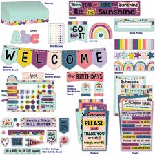 Classroom Decor Set, Bulletins/Posters/Banner, Oh Happy Day, MI