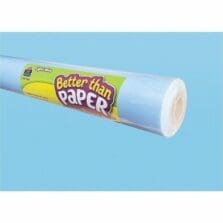 Bulletin Board Rolls, Fabric, 4'x12', Light Blue