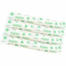 Tampons, Organic Cotton, Hypoallergenic, Super, 500/CT