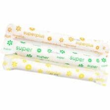 Tampons, Organic Cotton, Hypoallergenic, Super, 500/CT