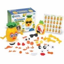 Big Feelings Pineapple Deluxe Set, Ages 3 and Up, Yellow/Green/Orange, 50 Pieces