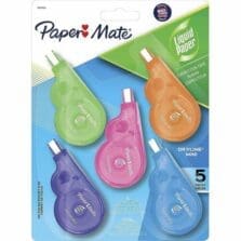 Correction Tape, 1/5"x16.4', 5/PK, White Tape, AST Dispensers