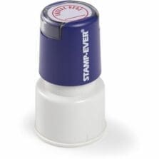 Stamp, Pre-Inked, "INITIAL HERE", 3/4" Impression, Red