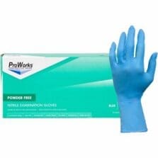 Exam Gloves, ExtendedCuff, Nitrile, 8 mil, XL, 100/BX, 10BX/CT, BE