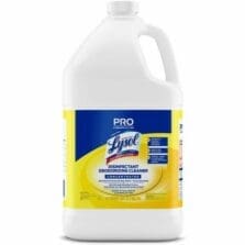 Disinfectant Cleaner, Concentrate, 128 oz, Lemon Scent, YW