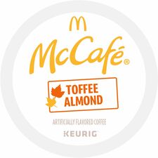 Coffee, Toffee Almond, Light Roast, K-Cup, 24/BX