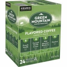 Coffee, Flavored Variety, Light Roast, K-Cup, 24/BX