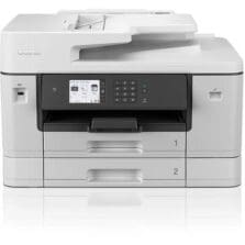 Printer, Inkjet, Wireless&USB, Cloud, LedgerSizePpr, w/InkCartridges, 3.5"Display, 22.7"x18.8"x14.8", Gray