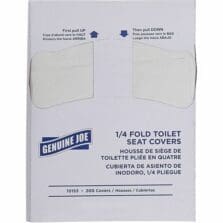 Toilet Seat Cover, 1/4" Fold, Recycled Paper, 200/PK, 25PK/CT, WE