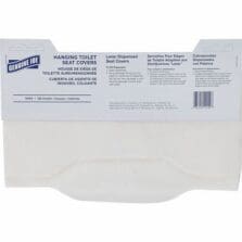 Toilet Seat Cover, 1/4" Fold, Virgin Paper, 125/PK, 24PK/CT, WE