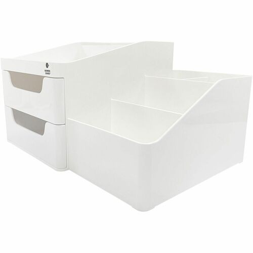 Desktop Organizer, w/Drawers, ABS, 10-7/10"x7-3/5"x5-7/10", WE