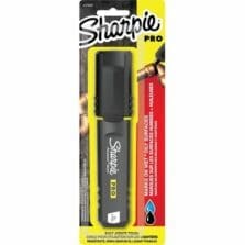 Permanent Marker, Sharpie Pro, Extra Large Chisel Pt, Black