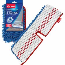 Mop Refill, f/Floor'NMore 3-Action Mop, Microfiber/Chenille, MI
