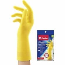 Gloves, Household Cleaning, Antimicrobial, Small, 2/PR, Yellow
