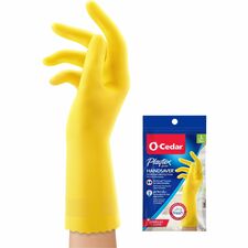 Gloves, Household Cleaning, Antimicrobial, Large, 2/PR, Yellow