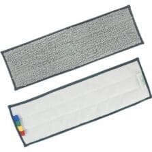 Cleaning Pads,Floor, Excella, Microfiber, 20", 5/CT, GY