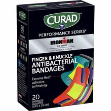 Bandages, Antibacterial, Extreme Hold, AST Sizes, 20/BX, AST