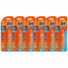 Tide Instant Stain Remover, Pen Style, 0.34oz, 6/CT