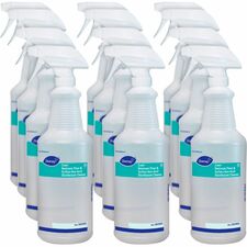 Spray Bottle, Empty, f/Crew Restroom Cleaner, 32 oz, 12/CT, CL
