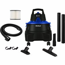 Vacuum, Wet/Dry/Blow, 7' Hose, 6 Gal, Rich BK