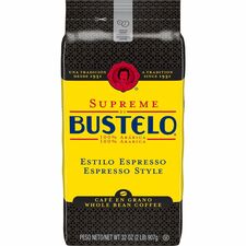 Whole Bean Coffee, Cafe Bustelo Supreme, Dark, 32 oz.