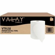 PaperTowels, TAD, Roll, Strong&Absorbent, f/Cleaning&HandDrying, Versatile, 8"x700', 6/CT, White