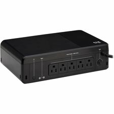 UPS, 600VA, 300-Watt, 4 Outlets, BK