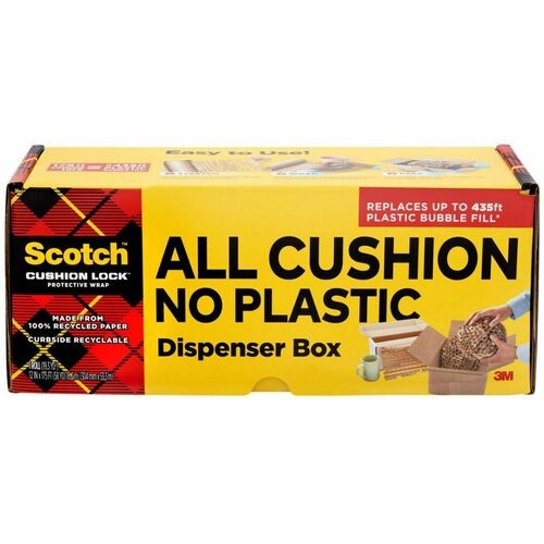 Cushion Lock Protective Wrap, 12" x 150 ft, Brown