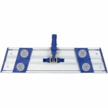 Mop Frame, Hook/Loop, Aluminum, 5"x18", BK/SR