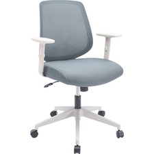 Mid-Back Task Chair, 27-1/4"x17-1/2"x36-1/2-39-3/4", Gray
