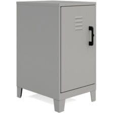 Locker, SOHO, 2-Shelf, 14-1/4"x18"x27-1/2", Silver