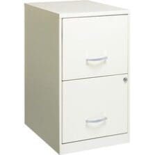 File Cabinet, F/F, 2-Drawer, Steel, 14-1/4"x18"x24-1/2", WE
