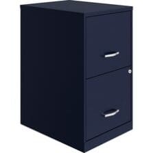 File Cabinet, F/F, 2-Drawer, Steel, 14-1/4"x18"x24-1/2", NY