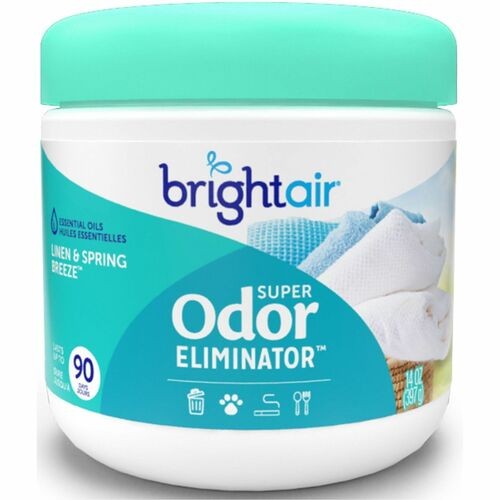 Super Odor Eliminator, Linen and Spring Breeze, 14 oz Jar