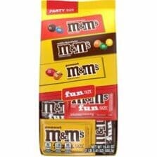 Candy, M&M's, 3 Flavors, Single-Serve Bags, 19.41oz