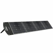 Solar Panel, 120 Watt, 19Volt, 9.8' Cable, 31-1/2"x126", Rich BK