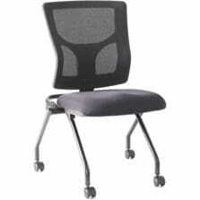 Chair, Training, Nestable, 19-1/2"x19-5/16"x37", 2/CT, Black