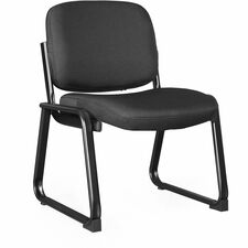 Guest Chair, Fabric, 24-3/4"x26"x33-1/2", Black