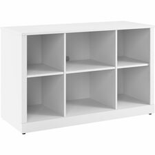 Bookcase, 6 Cubbies, 47.48"x19.37"x29.82", Pure WE