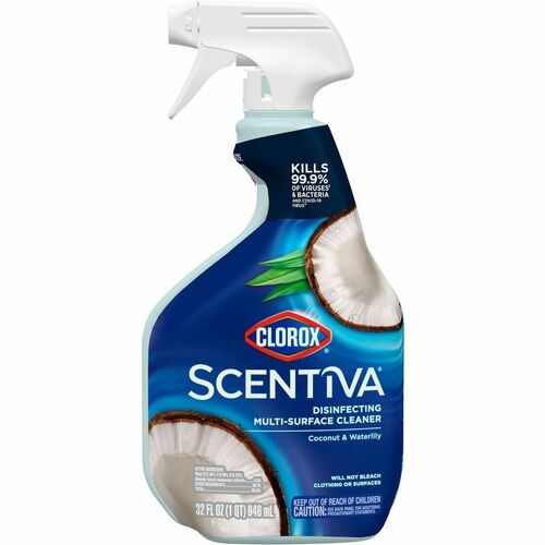 Cleaner, Multisurface, Coconut/Waterlily, Spray, 32 oz, CL