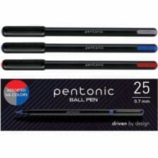 Pens, Ballpoint, Capped, 0.7mm, 25/BX, AST